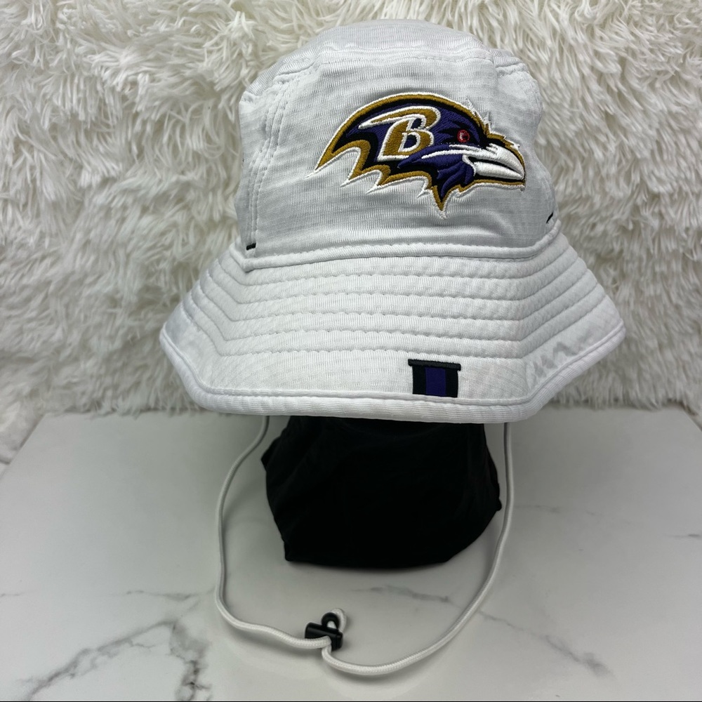 New Era NFL Baltimore Ravins Training Bucket Hat Small/ Medium